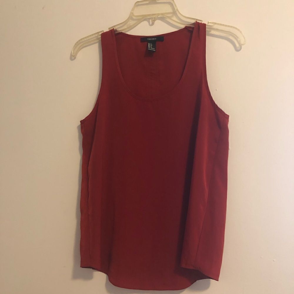 Forever21 Small orange Tank top